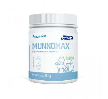 Suplemento Nutrisana Munnomax Mundo Animal para Cães e Gatos - 80g