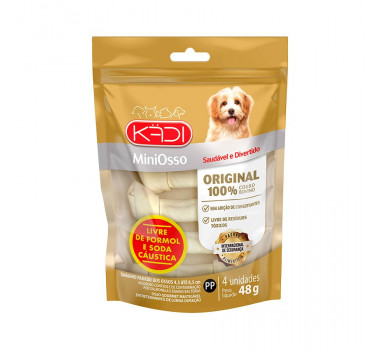 Petisco Mini Osso Kadi Original para Cães - 4 unidades