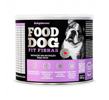 Suplemento Food Dog Fit Fibras Botupharma para Cães- 100g