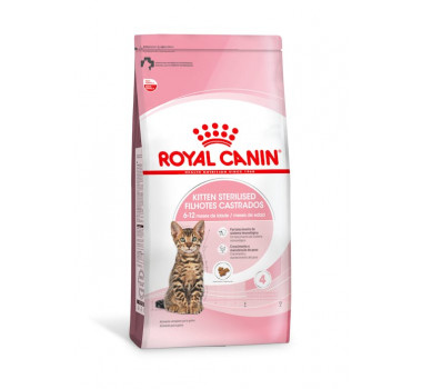 Ração Seca Royal Canin Kitten Sterilised para Gatos Filhotes Castrados  - 1,5kg