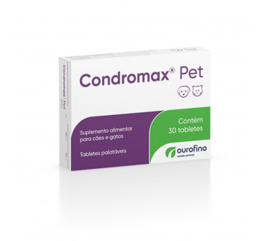 Suplemento Condromax Ourofino para Cães e Gatos - 30 tabletes