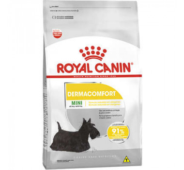 Ração Seca Royal Canin Mini Dermacomfort para Cães Adultos de Porte Pequeno - 1Kg