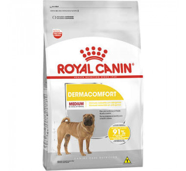 Ração Seca Royal Canin Medium Dermacomfort para Cães Adultos de Porte Médio - 2,5Kg