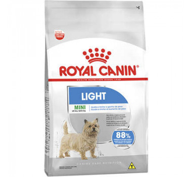 Ração Seca Royal Canin Mini Light para Cães Adultos de Porte Pequeno - 1Kg