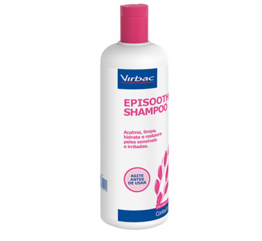 Shampoo para Peles Sensíveis e Irritadas Episoothe Virbac para Cães e Gatos - 500ml