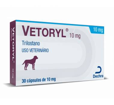 Inibidor Enzimático Dechra Vetoryl 10mg 10 Cápsulas para Cães