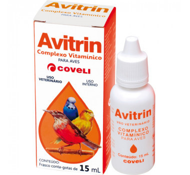 Suplemento Avitrin Complexo Vitamínico Coveli para Aves - 15ml