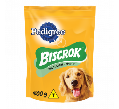 Biscoito Biscrok Multi Pedigree para Cães Adultos - 500g