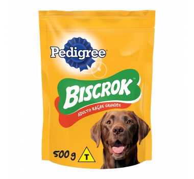 Biscoito Biscrok Pedigree para Cães Adultos de Grande Porte - 500g