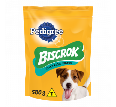 Biscoito Biscrok Pedigree para Cães de Porte Pequeno - 500g