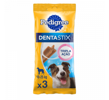 Petisco Pedigree Dentastix para cães de Porte Médio - 3 unidades