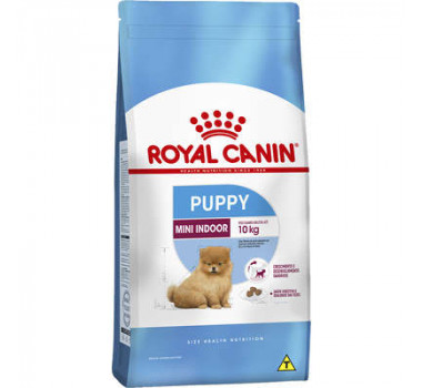 Ração Seca Royal Canin Mini Indoor Puppy  para Cães Filhotes de Porte Pequeno - 7,5Kg