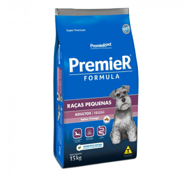 Ração Seca Premier Formula Frango para Cães Adultos Porte Pequeno - 15Kg