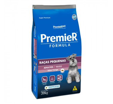 Ração Seca Premier Formula Frango para Cães Adultos Porte Pequeno - 20Kg