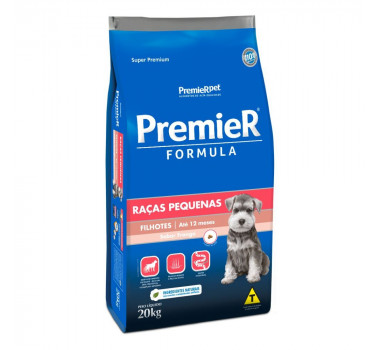 Ração Seca Premier Formula Frango para Cães Filhotes Porte Pequeno - 20Kg