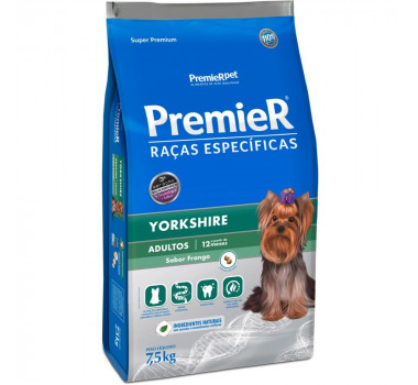 Ração Seca Premier Raças Específicas para Cães Yorkshire Adultos - 7,5Kg