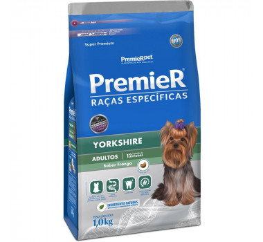 Ração Seca Premier Raças Específicas para Cães da Raça Yorkshire Adulto - 1Kg