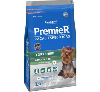 Ração Seca Premier Raças Específicas para Cães Yorkshire Adultos - 2,5Kg