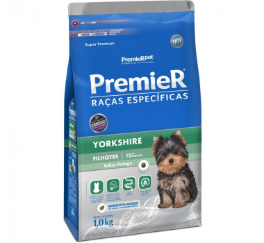 Ração Seca Premier Raças Específicas para Cães Yorkshire Filhotes - 1Kg