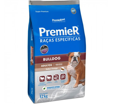 Ração Seca Premier Raças Específicas para Cães Bulldog Inglês Adultos - 12kg