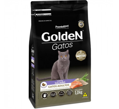 Ração Seca Golden para Gatos Adultos Salmão - 1kg