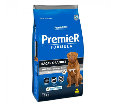 Ração Seca Premier Formula Cordeiro para Cães Sênior Porte Grande e Gigante - 15Kg