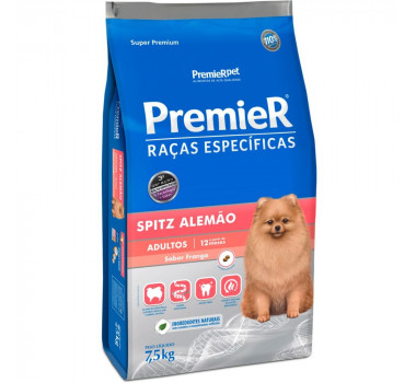 Ração Seca Premier Raças Específicas para Cães Spitz Alemão Adultos - 7,5Kg