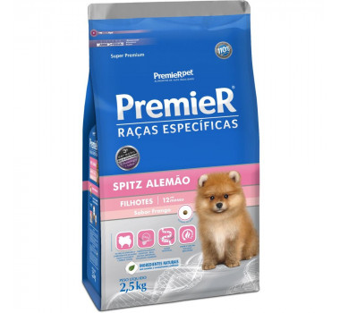 Ração Seca Premier Raças Específicas para Cães Spitz Alemão Filhotes - 2,5Kg