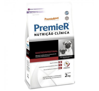 Ração Seca Premier Nutrição Clínica Gastrointestinal para Cães Porte Pequeno - 2Kg