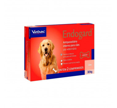 Vermífugo Endogard Virbac para Cães até 30Kg - 6 comprimidos