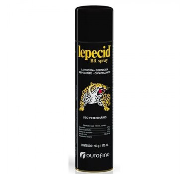 Spray Larvicida e Cicatrizante Lepecid Ourofino - 263g/400ml