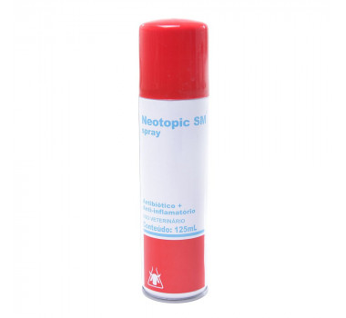 Spray Antibiótico e Anti-inflamatório Neotopic SM - 125ml