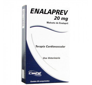 Vasodilatador Enalaprev 20mg Cepav para Cães - 20 comprimidos