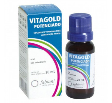 Suplemento Vitamínico Vitagold Potenciado Fabiani - 20ml 