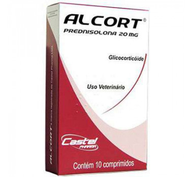 Anti-inflamatório Alcort 20mg Cepav para Cães - 10 comprimidos