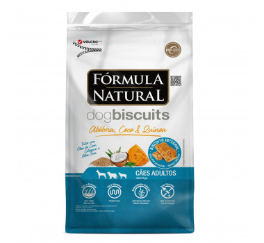 Biscoito Integral Fórmula Natural Dog Biscuits Abóbora, Coco e Quinoa para Cães Adultos - 250g