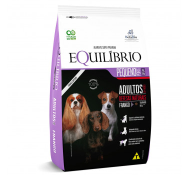 Ração Seca Equilíbrio para Cães Adultos Porte Pequeno - 12kg