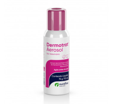 Spray Aerosol Anti-Inflamatório Dermotrat OuroFino para Cães e Gatos - 75g