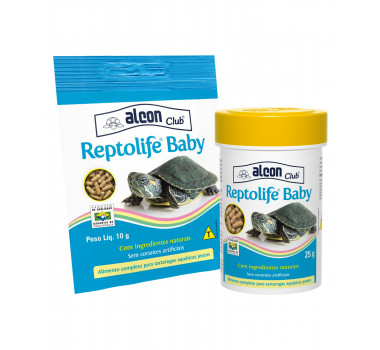 Alimento Completo ReptoLife Baby Alcon para Tartarugas Aquáticas Jovens - 10g