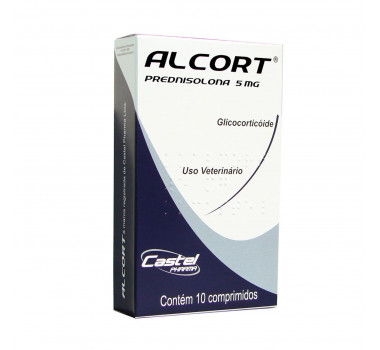 Anti-inflamatório Alcort 5mg Cepav para Cães - 10 comprimidos