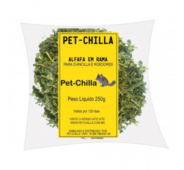 Alfafa em Rama Pet-Chilla para Chinchila e Roedores - 250g