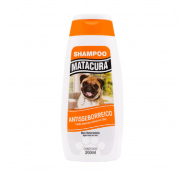 Shampoo Antisseborreico Matacura para Cães - 200ml 