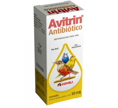 Suplemento Avitrin Antibiótico Coveli para Aves - 10ml
