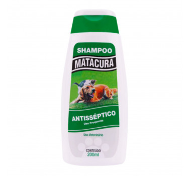 Shampoo Antisséptico Matacura para Cães e Gatos - 200ml 