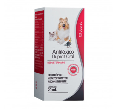 Antitóxico Oral Duprat para Cães e Gatos - 20ml