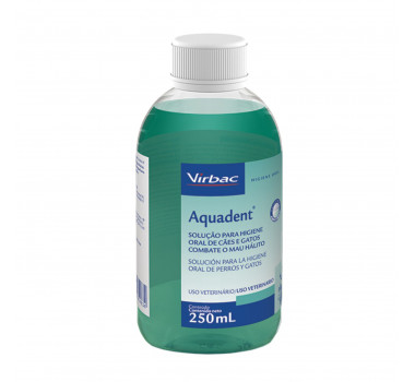 Solução para Higiene Oral Aquadent Virbac para Cães e Gatos - 250ml