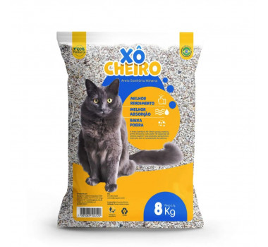 Areia Sanitária Xô Cheiro para Gatos - 8kg