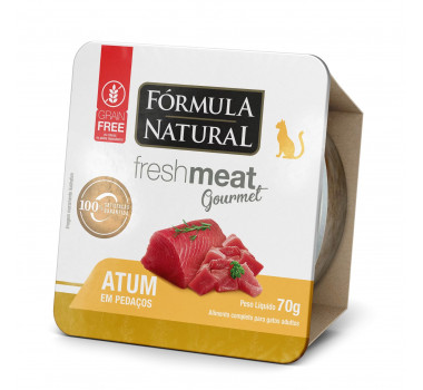 Ração Úmida Fórmula Natural Fresh Meat Gourmet Atum para Gatos - 70g