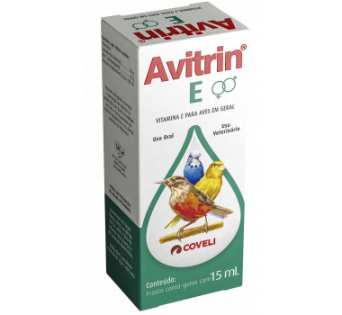 Suplemento Avitrin Vitamina E Coveli para Aves - 15ml