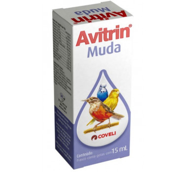 Suplemento Avitrin Muda Coveli para Aves - 15ml